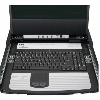 Alternate-Image2 Image for Eaton Tripp Lite Series 8-Port NetDirector DisplayPort KVM Switch Console with 17 in. LCD, Dual Rail, 1U Rack-Mount, TAA