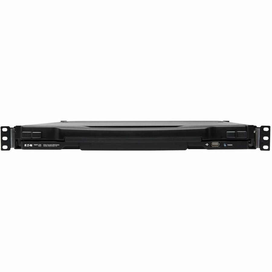 Alternate-Image6 Image for Eaton Tripp Lite Series 8-Port NetDirector DisplayPort KVM Switch Console with 17 in. LCD, Dual Rail, 1U Rack-Mount, TAA