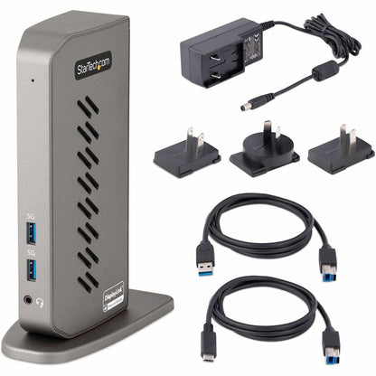 Alternate-Image9 Image for StarTech.com USB-C USB-A Dock - Hybrid Universal USB 3.0 Laptop Docking Station - Dual Monitor 4K 60Hz HDMI/DisplayPort - 6xUSB Type-A/GbE