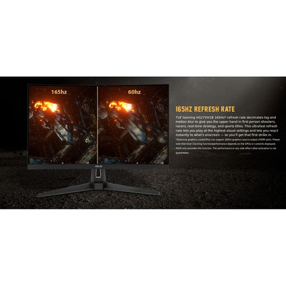 Alternate-Image2 Image for Asus VG27VH1B 27" Class Full HD Curved Screen Gaming LCD Monitor - 16:9 - Black