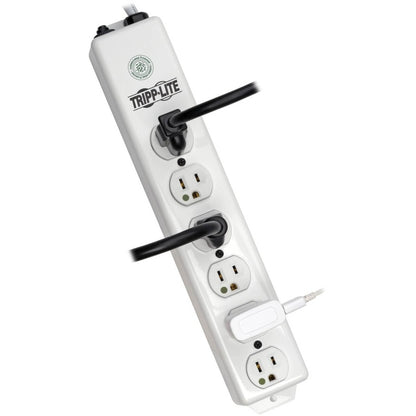 Alternate-Image1 Image for Tripp Lite by Eaton Safe-IT Medical-Grade Power Strip UL 1363 6x Hospital-Grade Outlets Antimicrobial 1.5 ft. (0.45 m) Cord