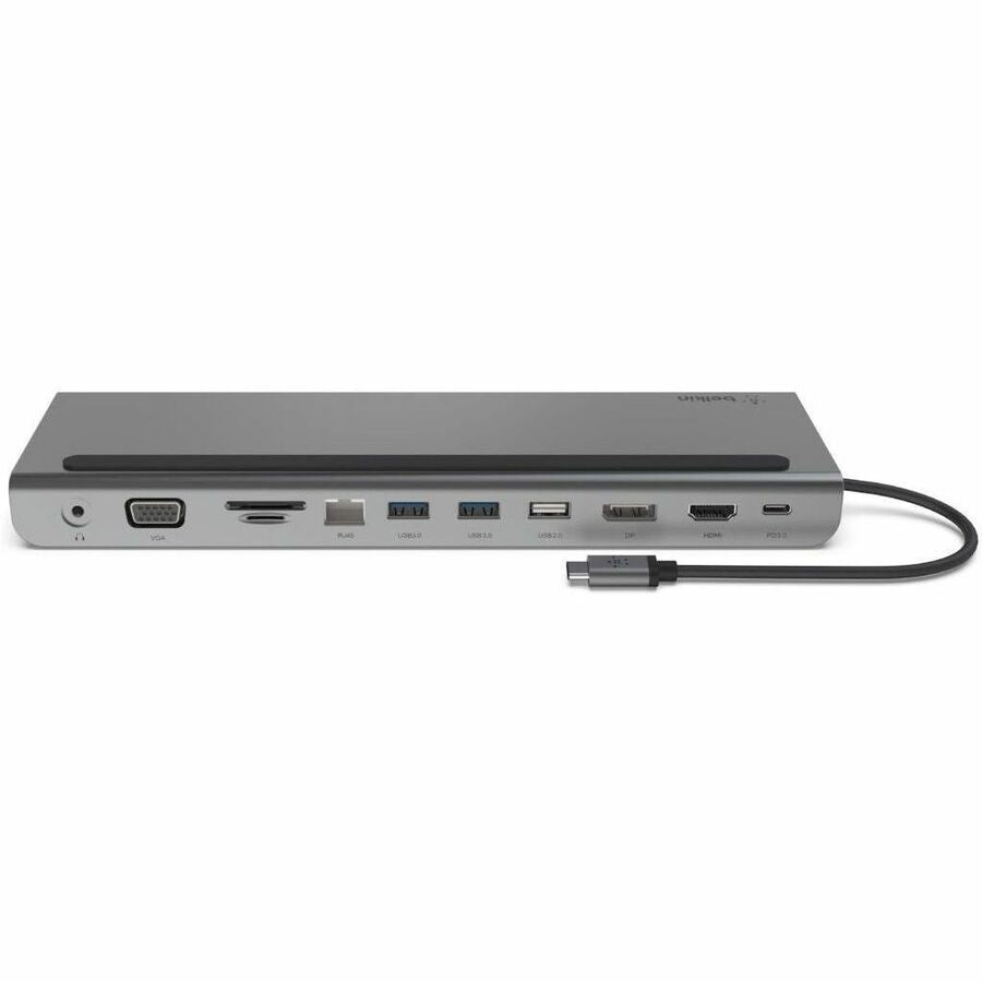 Alternate-Image6 Image for Belkin Univsersal USB-C 11-in-1 Multiport Dock - Laptop Docking station - USB-C - VGA, HDMI, DP - GigE