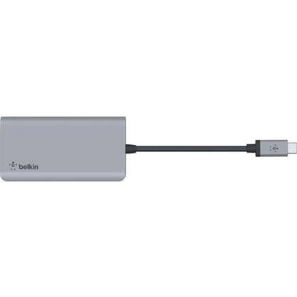 Alternate-Image1 Image for Belkin USB-C 4-in-1 Multiport Adapter, Laptop Docking Station, 2x USB-A 3.0, 4k HDMI, 100W Power Delivery