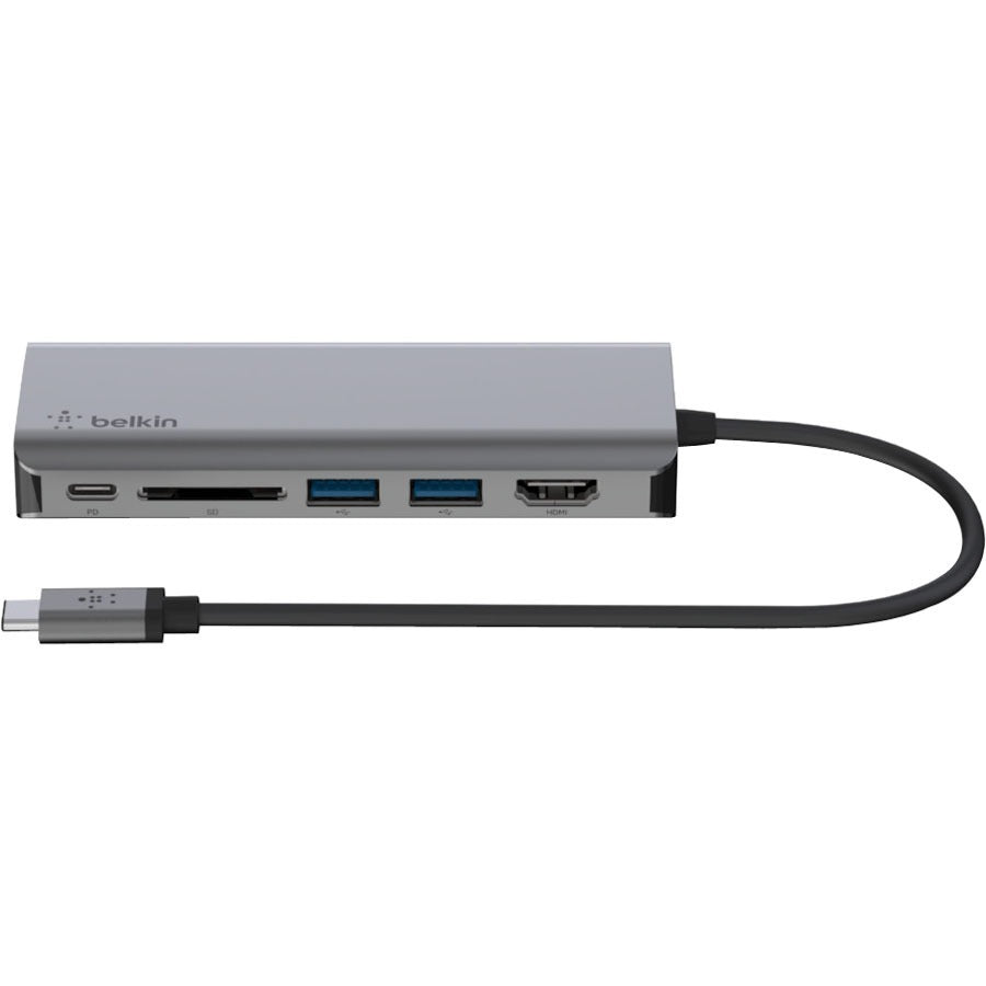 Alternate-Image4 Image for Belkin USB-C 6-in-1 Multiport Adapter, Laptop Docking Station, 4k HDMI, 100W Power Delivery