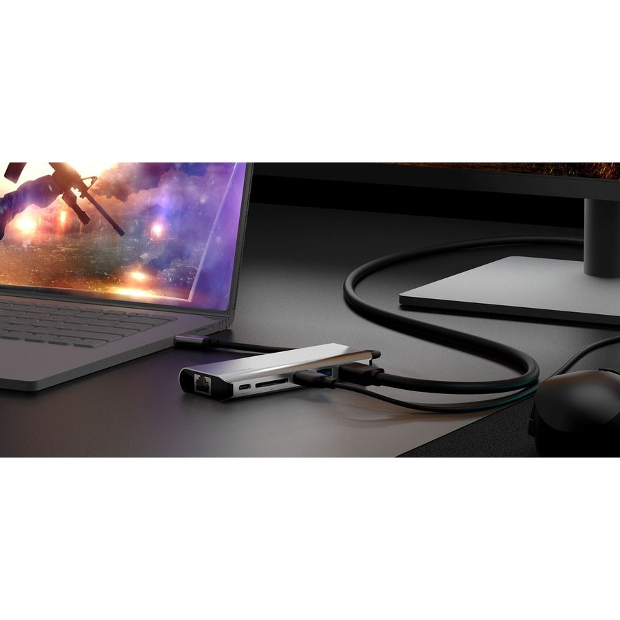 Alternate-Image6 Image for Belkin USB-C 6-in-1 Multiport Adapter, Laptop Docking Station, 4k HDMI, 100W Power Delivery