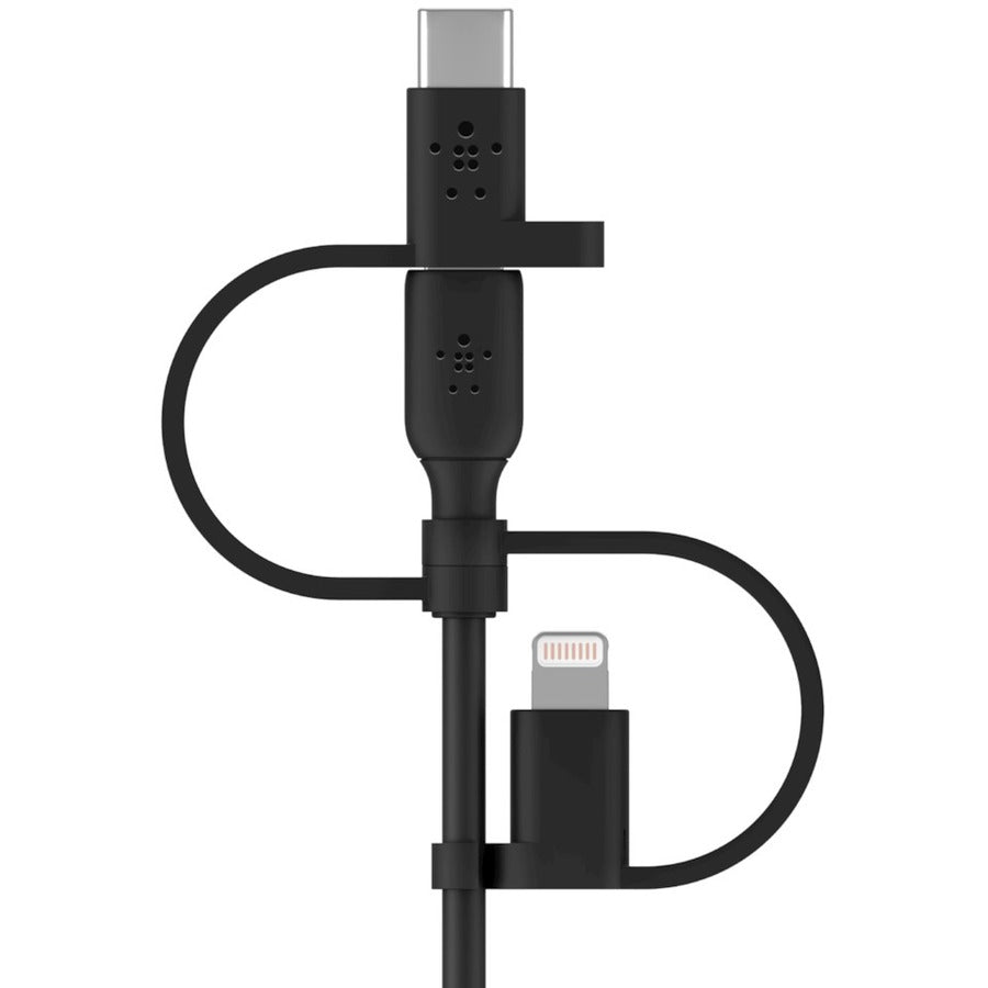 Alternate-Image3 Image for Belkin Universal Cable 15W (USB-A cable with USB-C, Micro-USB and Lightning connectors)