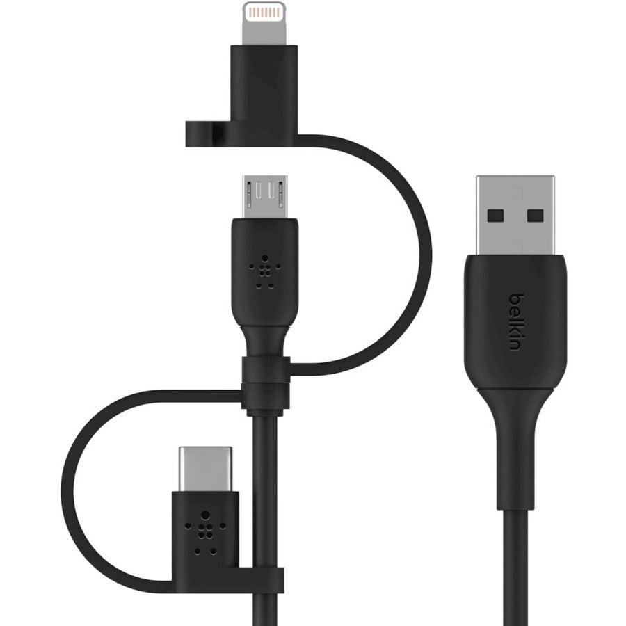 Main Image for Belkin Universal Cable 15W (USB-A cable with USB-C, Micro-USB and Lightning connectors)