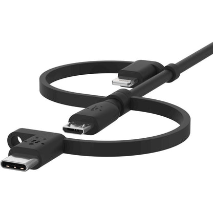 Alternate-Image4 Image for Belkin Universal Cable 15W (USB-A cable with USB-C, Micro-USB and Lightning connectors)
