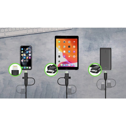 Alternate-Image5 Image for Belkin Universal Cable 15W (USB-A cable with USB-C, Micro-USB and Lightning connectors)