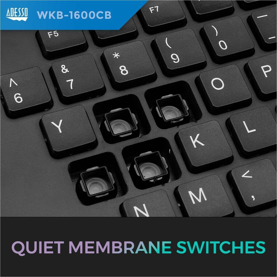 Alternate-Image6 Image for Adesso TruForm 1600 Wireless Ergonomic Keyboard and Optical Mouse