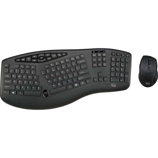 Main Image for Adesso TruForm 1600 Wireless Ergonomic Keyboard and Optical Mouse