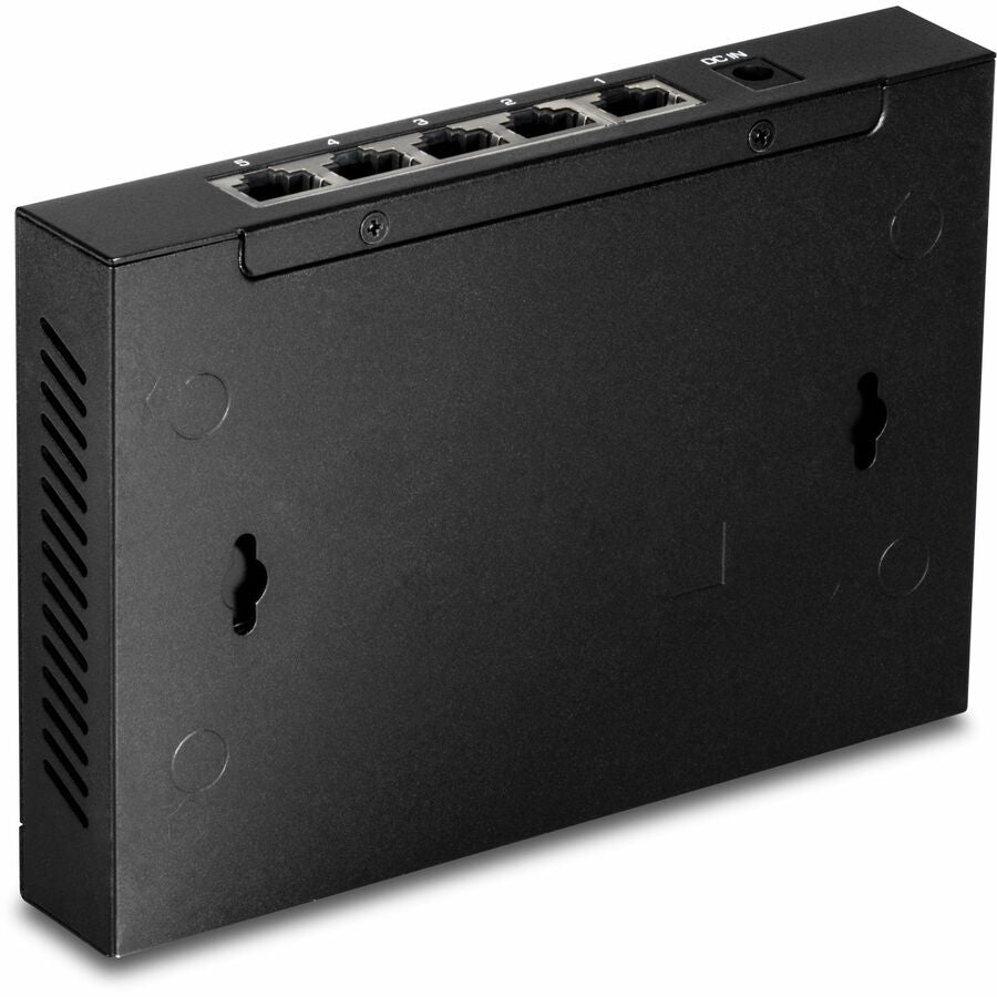 Alternate-Image2 Image for TRENDnet 5-Port 2.5Gb Multi-Gigabit Unmanaged Gaming Switch, TEG-S350, 5 x 2.5GBASE-T Ports, 25Gbps Switching Capacity, Ethernet Splitter, NDAA & TAA Compliant, Fanless, Lifetime Protection, Black