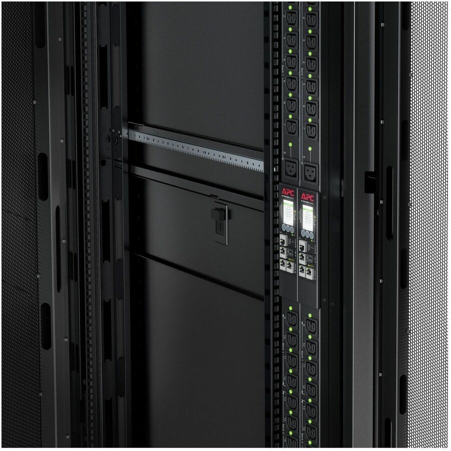 Alternate-Image3 Image for APC NetShelter Switched Rack PDU, 0U, 5.0kW, 200V and 208V, 30A, 21 C13/C15 and 3 C19/C21 outlets