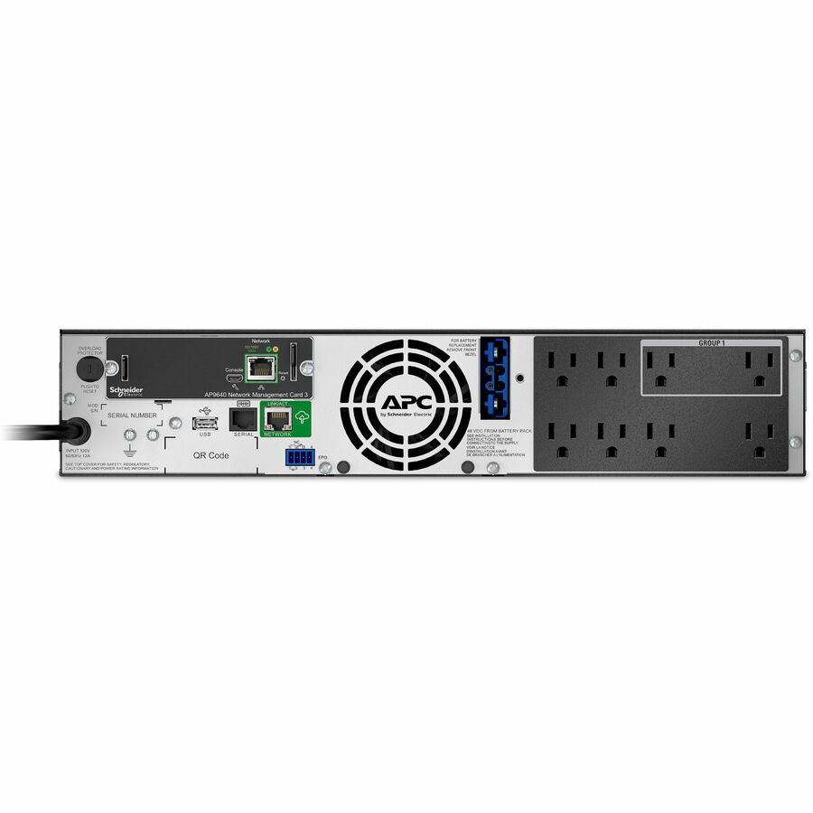 Alternate-Image1 Image for APC Smart-UPS X, Line Interactive, 750VA, Rack/tower convertible 2U, 120V, 8x 5-15R NEMA, SmartConnect port+NMC, Extended runtime