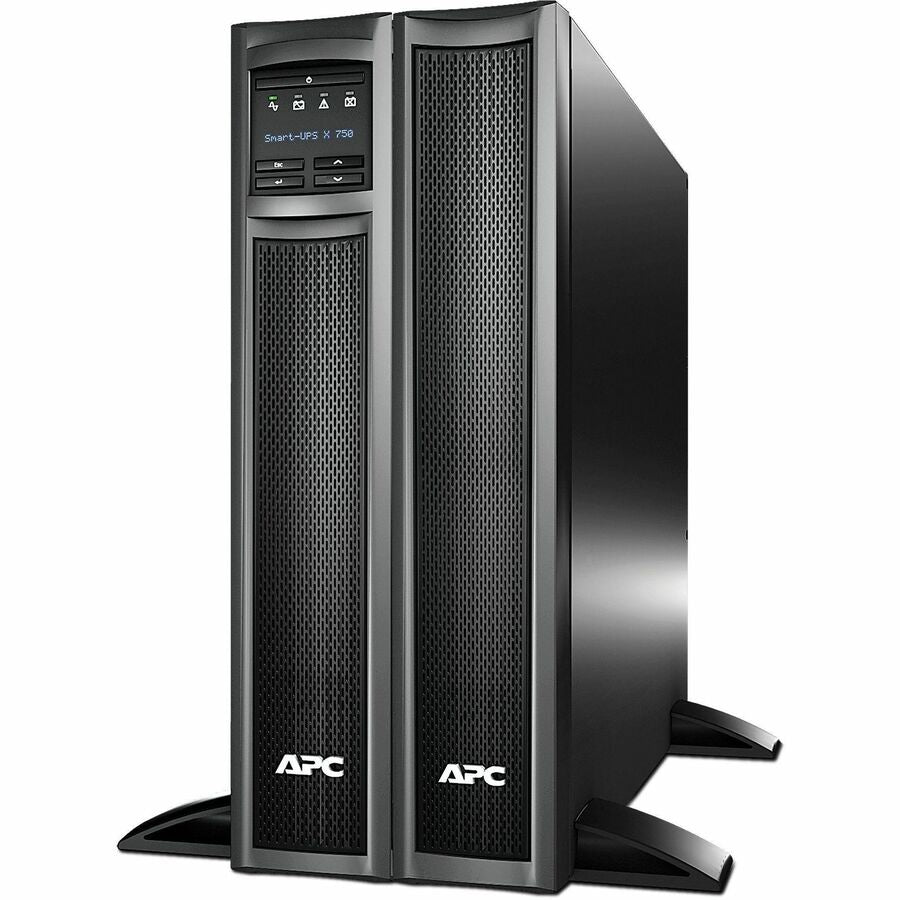 Alternate-Image2 Image for APC Smart-UPS X, Line Interactive, 750VA, Rack/tower convertible 2U, 120V, 8x 5-15R NEMA, SmartConnect port+NMC, Extended runtime