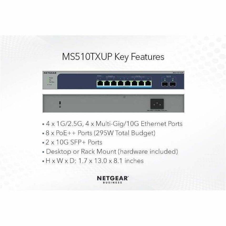 Alternate-Image10 Image for Netgear Business MS510TXUP Ethernet Switch