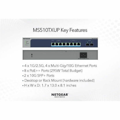 Alternate-Image10 Image for Netgear Business MS510TXUP Ethernet Switch