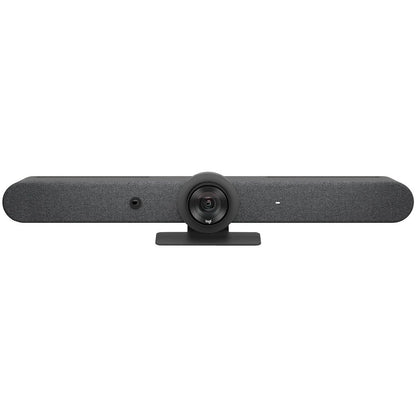 Front Image for Logitech Rally Bar All-In-One Video Bar for Medium and Large Rooms, Graphite