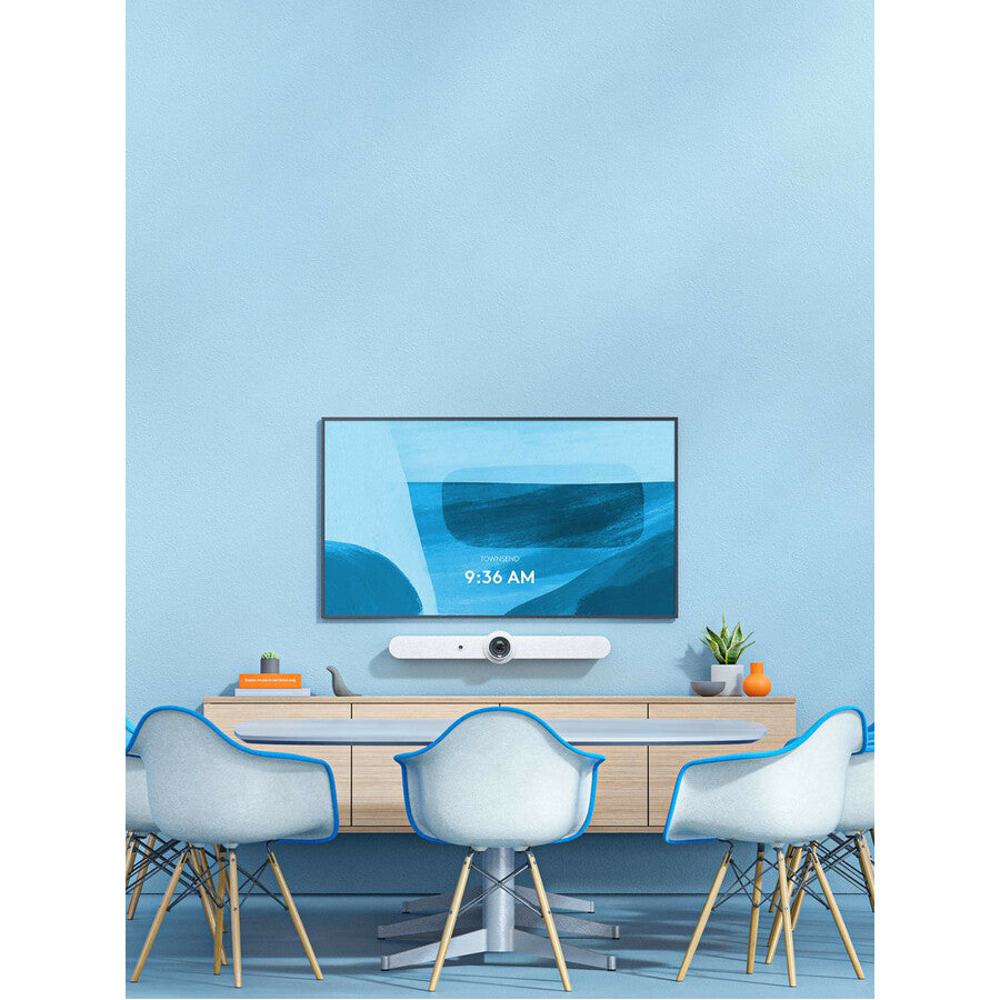 Life-Style Image for Logitech Rally Bar All-In-One Video Bar for Medium and Large Rooms, White