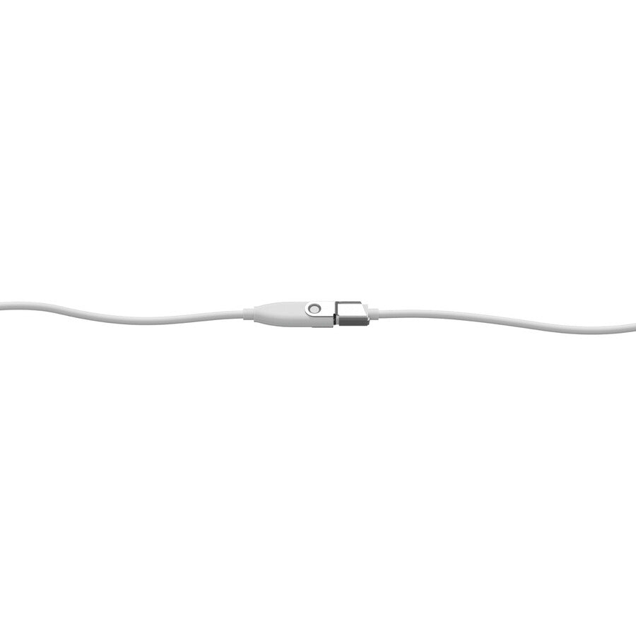 Alternate-Image2 Image for Logitech Rally Mic Pod Extension Cable, 33 ft, White