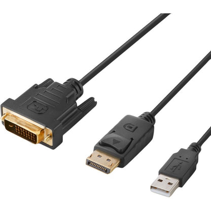 Alternate-Image1 Image for Belkin Modular DVI and DP Dual-Head Host Cable 6 ft.