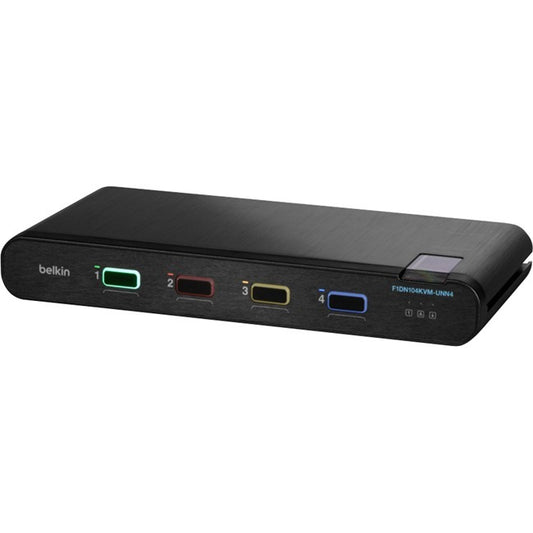 Main Image for Belkin Universal 2nd Gen Secure KVM Switch, 4-Port Single Head No CAC