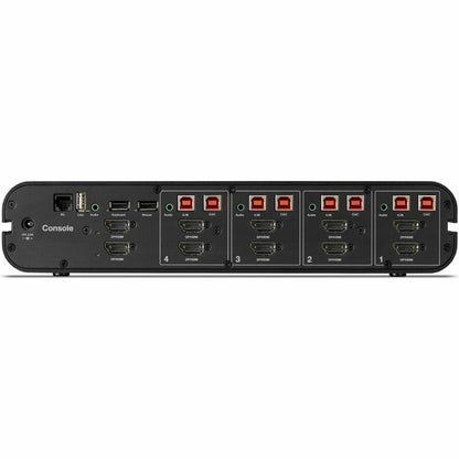 Rear Image for Belkin Universal 2nd Gen Secure KVM Switch, 4-Port Dual Head w/ CAC