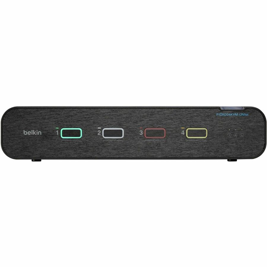 Front Image for Belkin Universal 2nd Gen Secure KVM Switch, 4-Port Dual Head w/ CAC