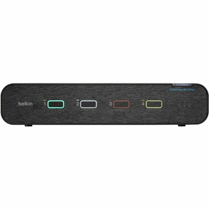Front Image for Belkin Universal 2nd Gen Secure KVM Switch, 4-Port Dual Head w/ CAC