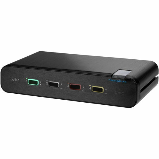 Main Image for Belkin Universal 2nd Gen Secure KVM Switch, 4-Port Dual Head w/ CAC