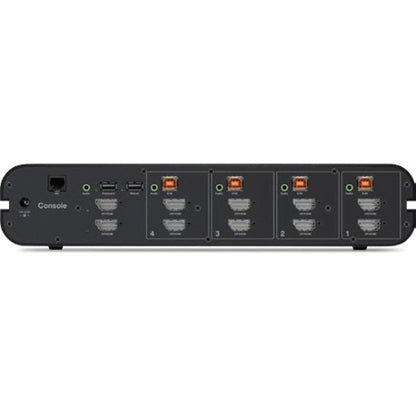 Rear Image for Belkin Universal 2nd Gen Secure KVM Switch, 4-Port Dual Head No CAC