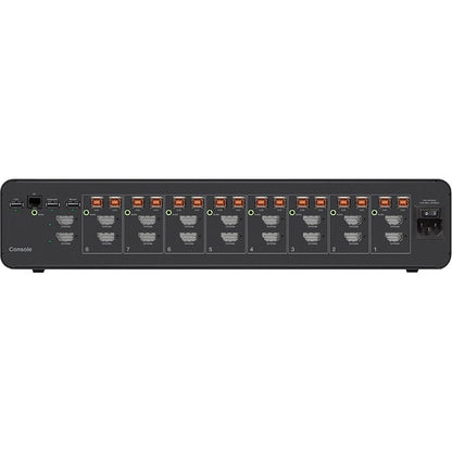 Rear Image for Belkin Universal 2nd Gen Secure KVM Switch, 8-Port Dual Head w/ CAC