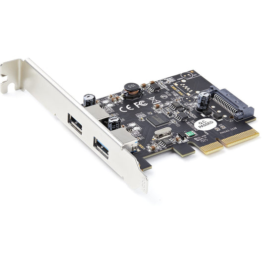 Main Image for StarTech 2-Port USB PCIe Card 10Gbps/port - USB 3.2 Gen 2 Type-A PCI Express 3.0 x4 Host Controller Expansion Card - Windows/Linux