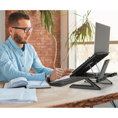 Life-Style Image for SIIG Adjustable Riser Stand Holder for Laptop up to 17"