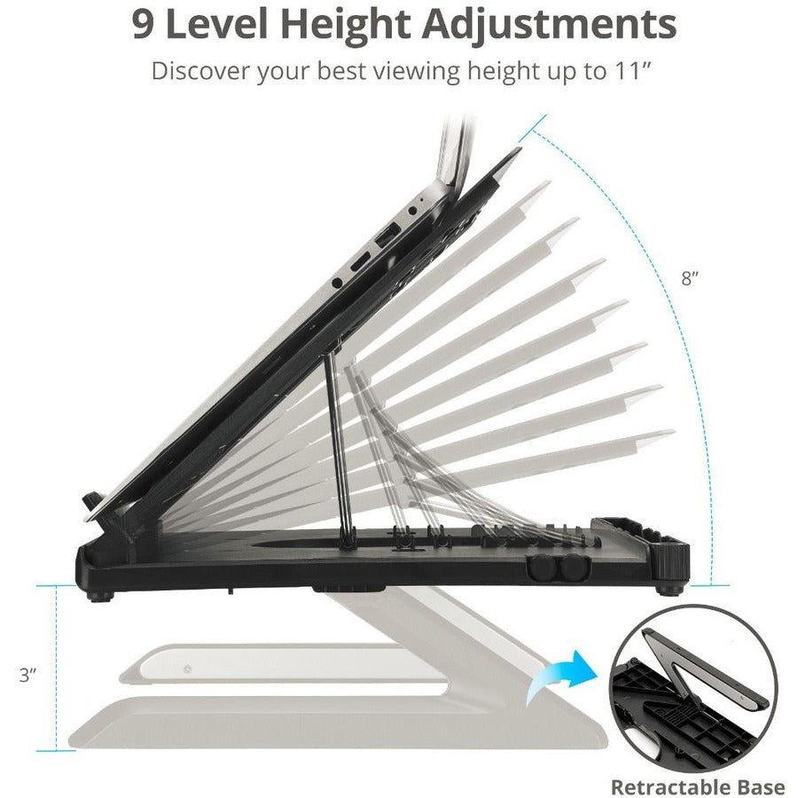 Alternate-Image4 Image for SIIG Adjustable Riser Stand Holder for Laptop up to 17"