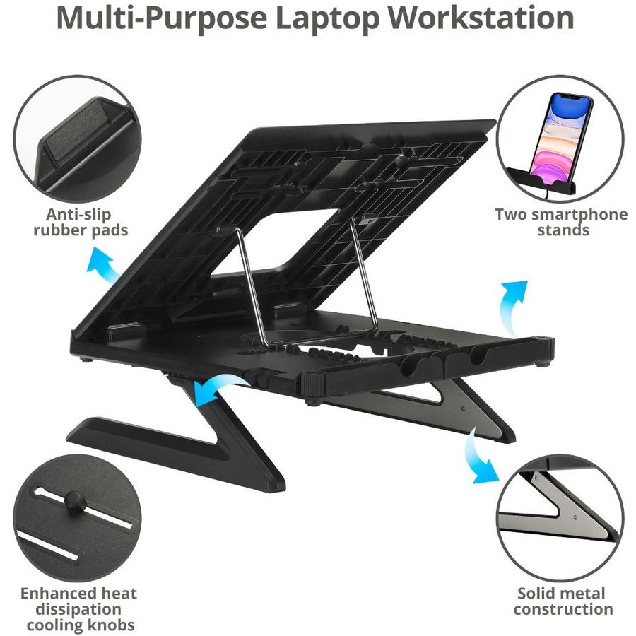 Alternate-Image5 Image for SIIG Adjustable Riser Stand Holder for Laptop up to 17"