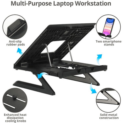Alternate-Image5 Image for SIIG Adjustable Riser Stand Holder for Laptop up to 17"