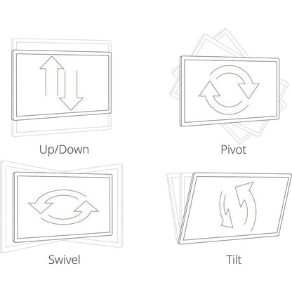 Alternate-Image5 Image for ViewSonic VG2440 24 Inch IPS 1080p Ergonomic Monitor with Integrate vDisplyManager HDMI DisplayPort VGA USB Inputs for Home and Office