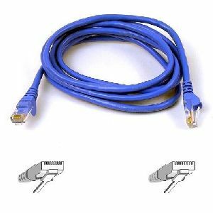Main Image for Belkin 9ft Cat6 Snagless Molded Networking Cable - Ethernet - RJ45 550mhz - Blue - patch cable