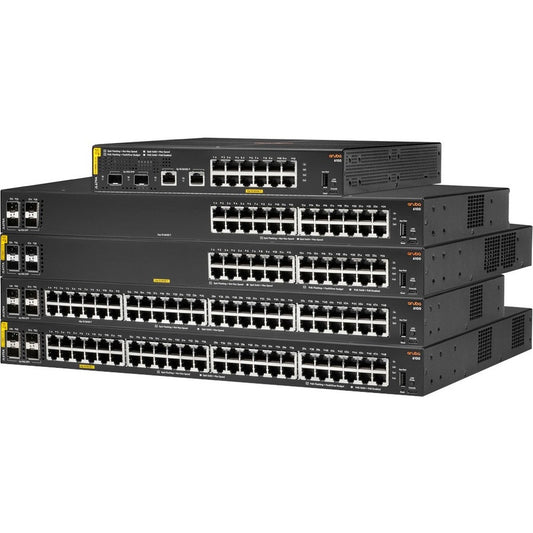 Main Image for HPE 6100 48G Class4 PoE 4SFP+ 370W Switch