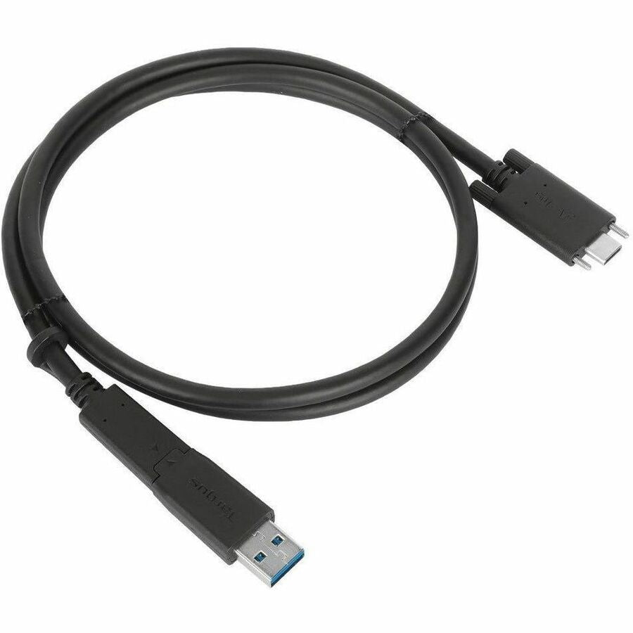 Alternate-Image4 Image for Targus 1M USB-C Male with Screw to USB-C Male Cable with USB-A Tether