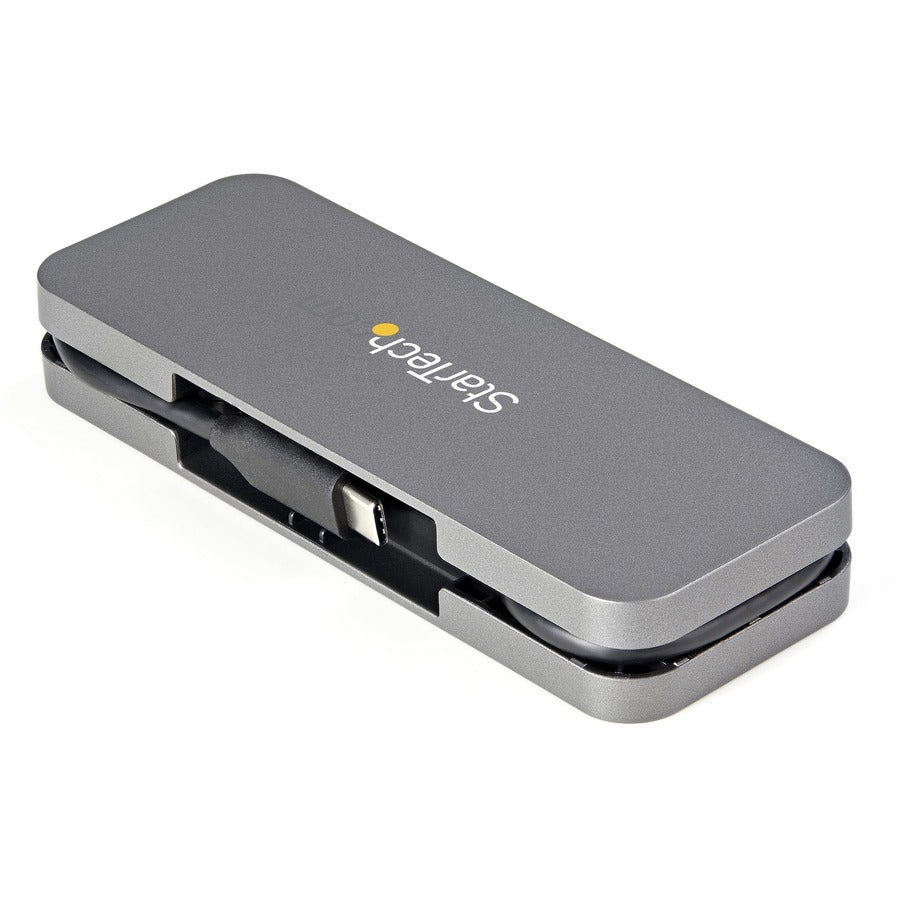 Alternate-Image1 Image for StarTech.com 4 Port USB C Hub - 4x USB-A - 5Gbps USB 3.0 Type-C Hub (USB 3.2/3.2 Gen 1) - Bus Powered - 11" Long Cable w/ Cable Management