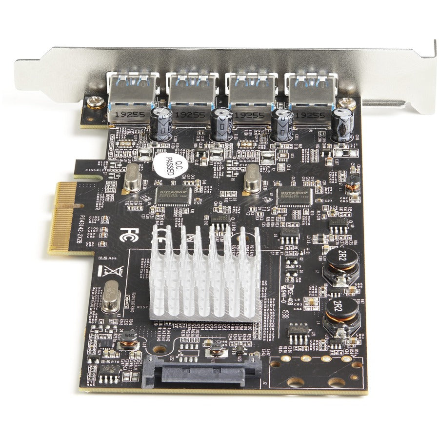 Alternate-Image2 Image for StarTech 4-Port USB PCIe Card - 10Gbps USB 3.2 Gen 2 Type-A PCI Express Expansion Card - 2 Controllers - 4xUSB - Windows/Mac/Linux