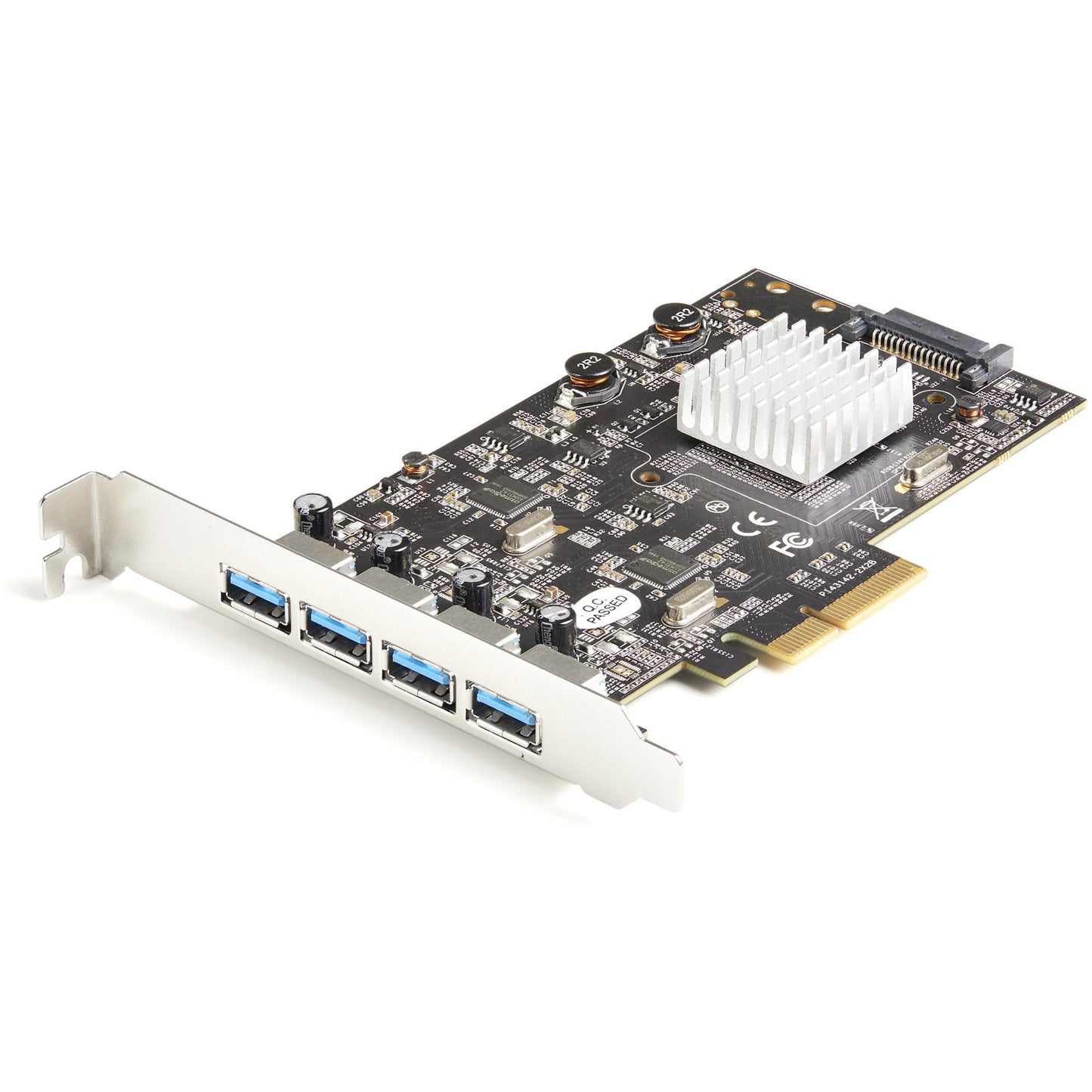 Main Image for StarTech 4-Port USB PCIe Card - 10Gbps USB 3.2 Gen 2 Type-A PCI Express Expansion Card - 2 Controllers - 4xUSB - Windows/Mac/Linux