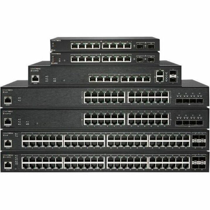 Alternate-Image1 Image for SonicWall SWITCH SWS14-24FPOE WITH WIRELESS NETWORK MANAGEMENT ESSENTIAL AND SUPPORT 1YR