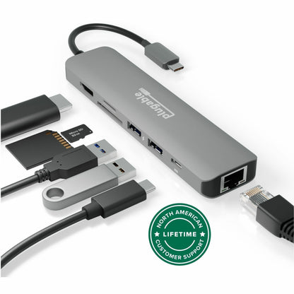 Main Image for 7-in-1 USB C Hub Multiport Adapter with Ethernet