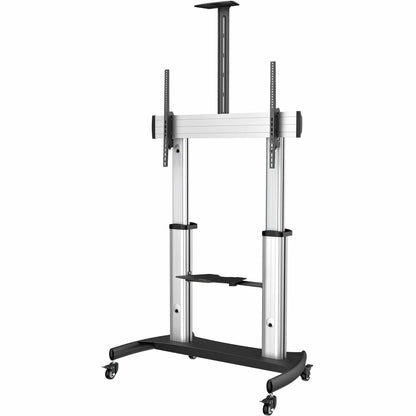 Main Image for StarTech.com Mobile TV Stand, Heavy Duty Universal TV Cart for 60-100 inch Display (100kg/220lb), Height Adjustable Rolling TV Floor Stand