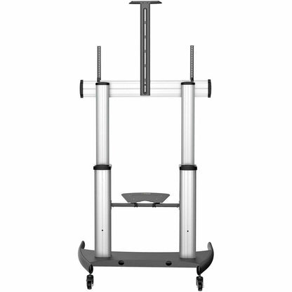 Rear Image for StarTech.com Mobile TV Stand, Heavy Duty Universal TV Cart for 60-100 inch Display (100kg/220lb), Height Adjustable Rolling TV Floor Stand