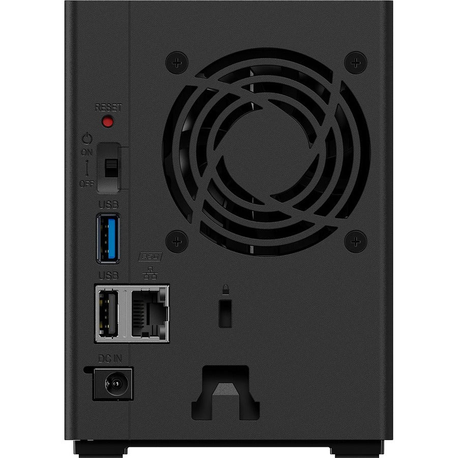 Rear Image for BUFFALO LinkStation 720 2-Bay Professional Network Storage 8TB (2x4TB) with Hard Drives Included