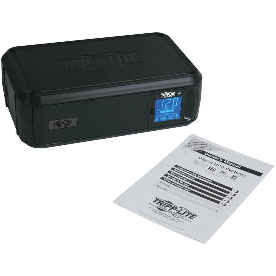 Alternate-Image3 Image for Eaton Tripp Lite Series OmniSmart LCD 120V 900VA 475W Line-Interactive UPS, Tower, LCD display, USB port